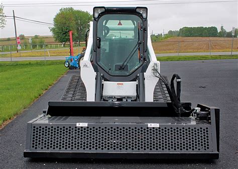 mini skid steer rake|landscaping rake for skid steer.